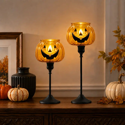Pumpkin Candle Holder