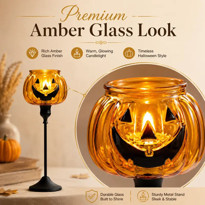 Pumpkin Candle Holder