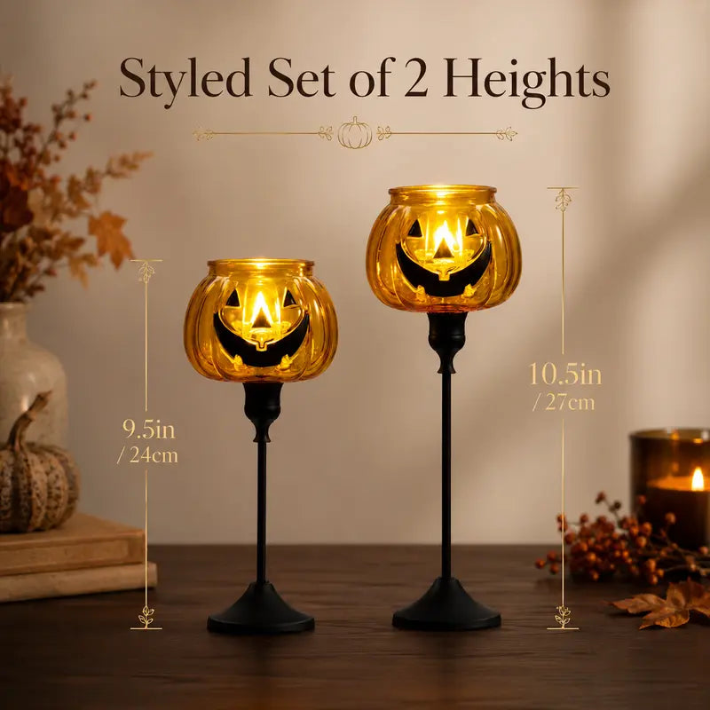 Pumpkin Candle Holder