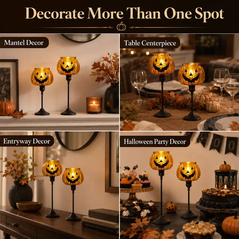 Pumpkin Candle Holder