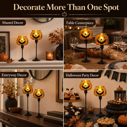 Pumpkin Candle Holder